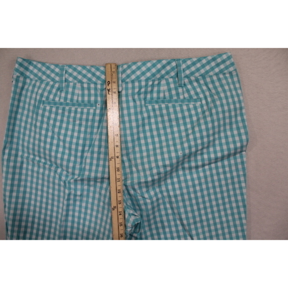 Lands' End Women Blue Plaid Shorts Mid Rise Size 20W - Picture 6 of 8